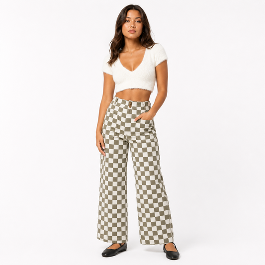 Checkered Pants