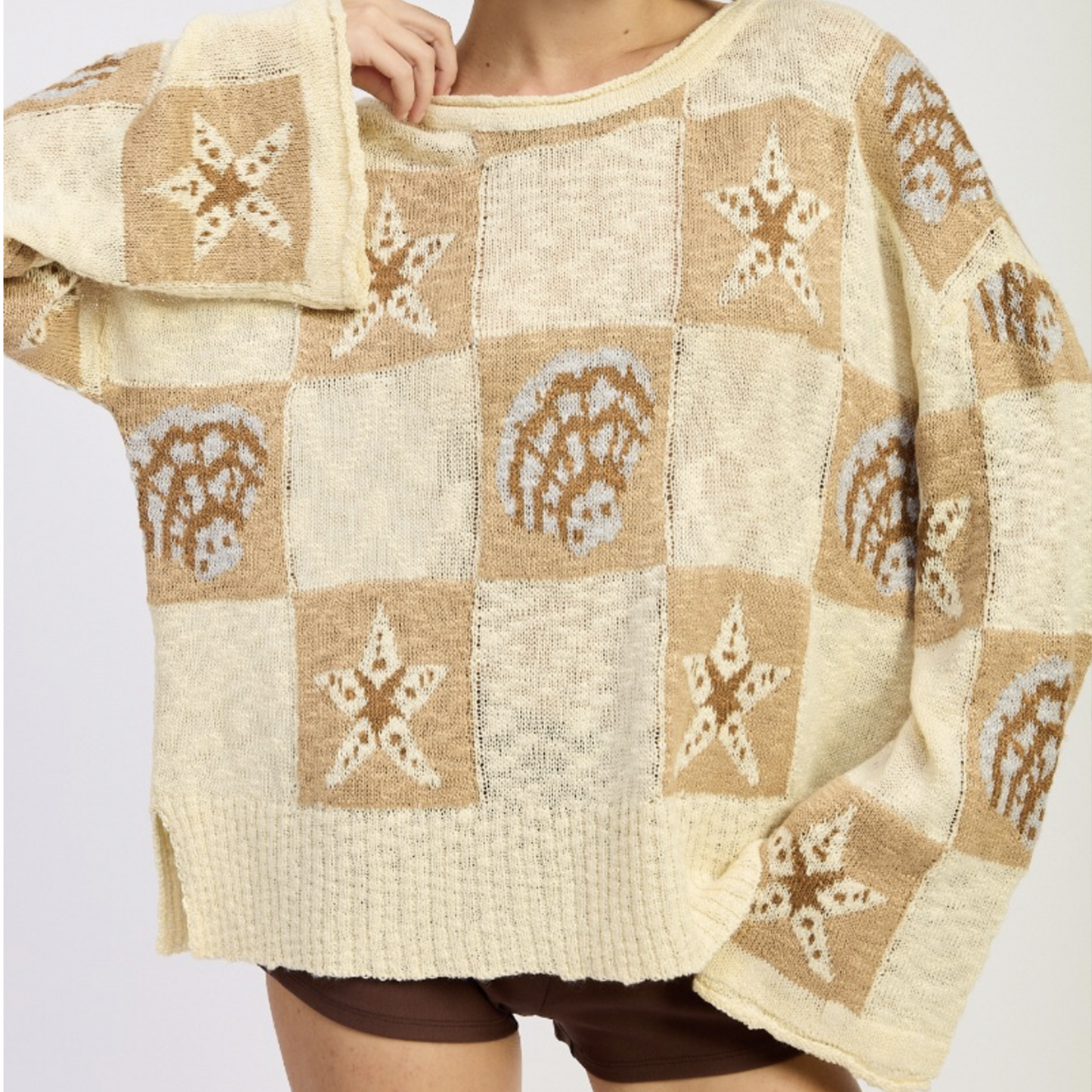 Shell sweater