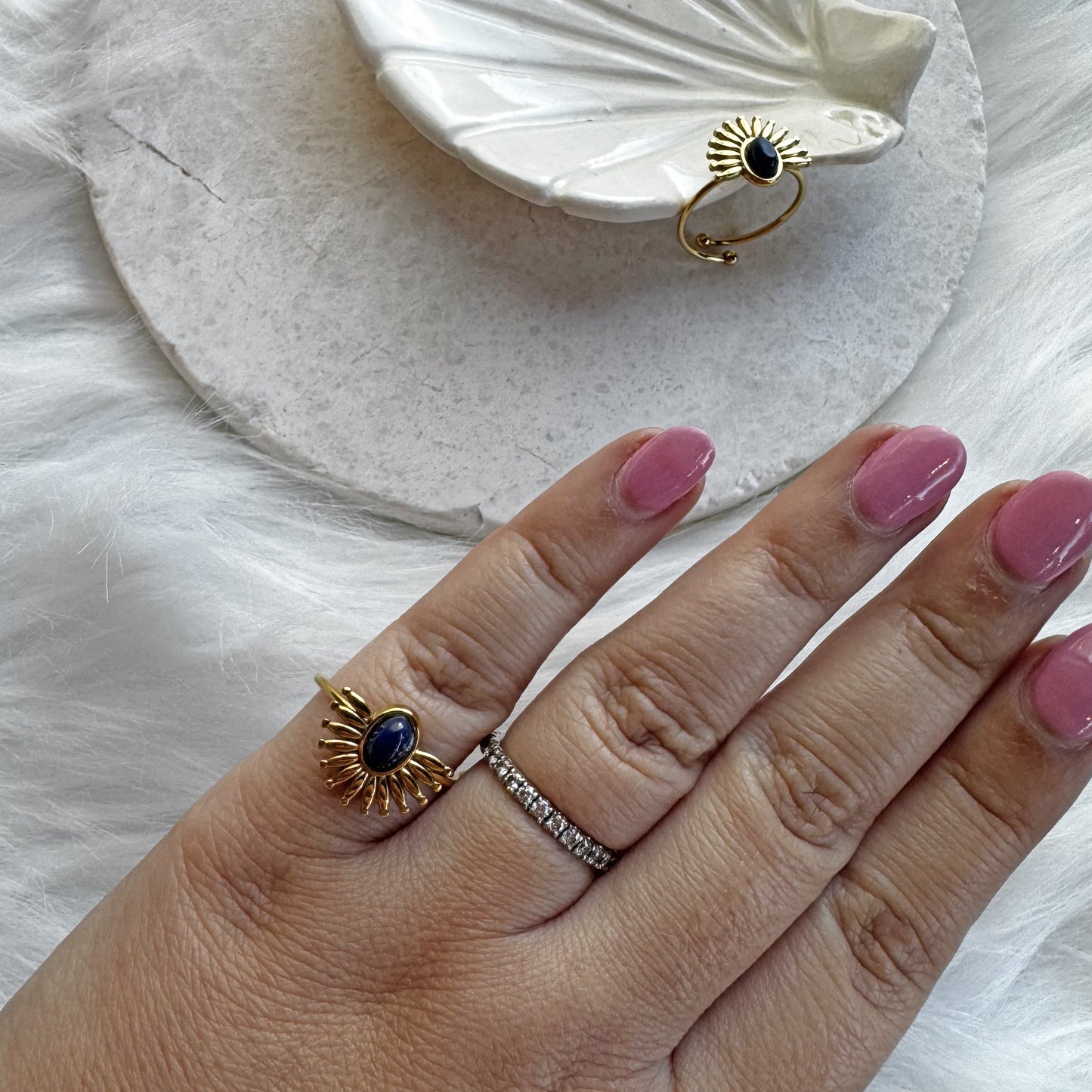 Sun Lapis Ring