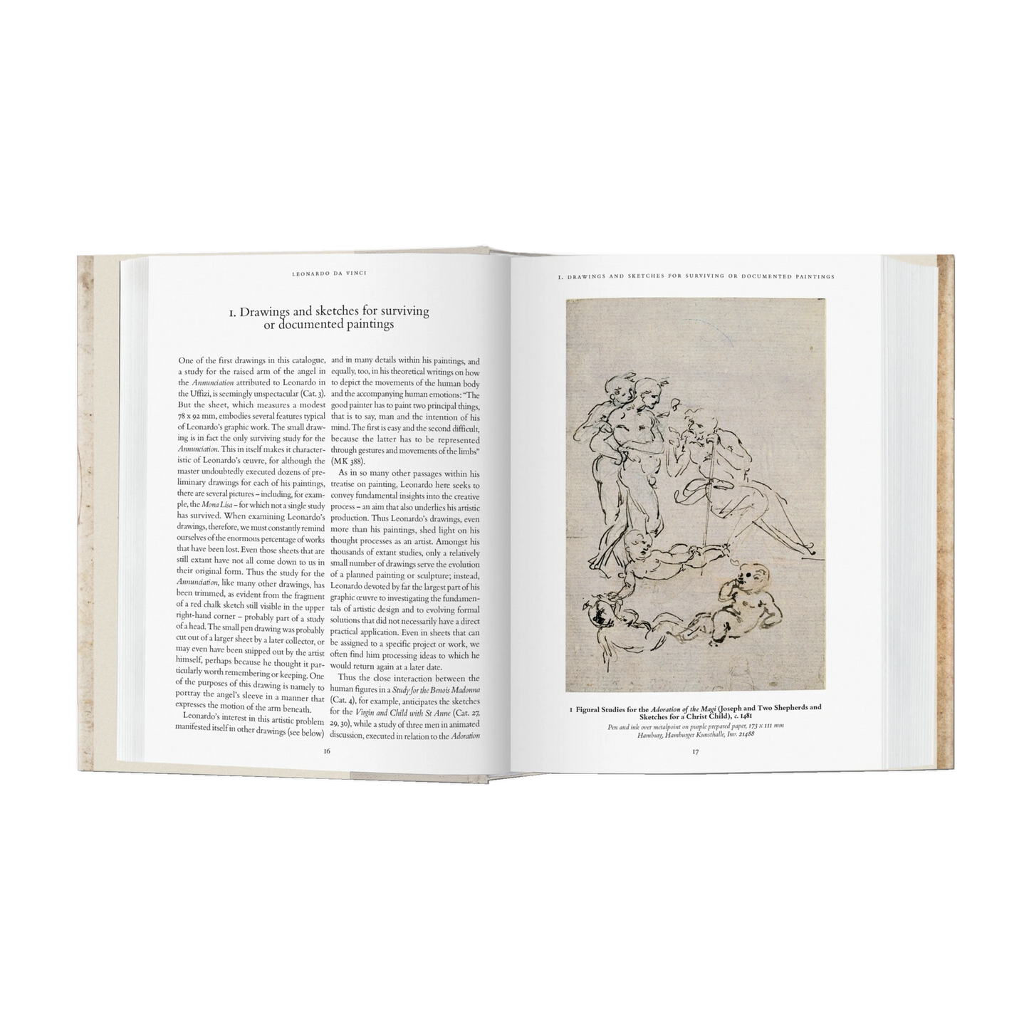Leonardo da Vinci Art Book
