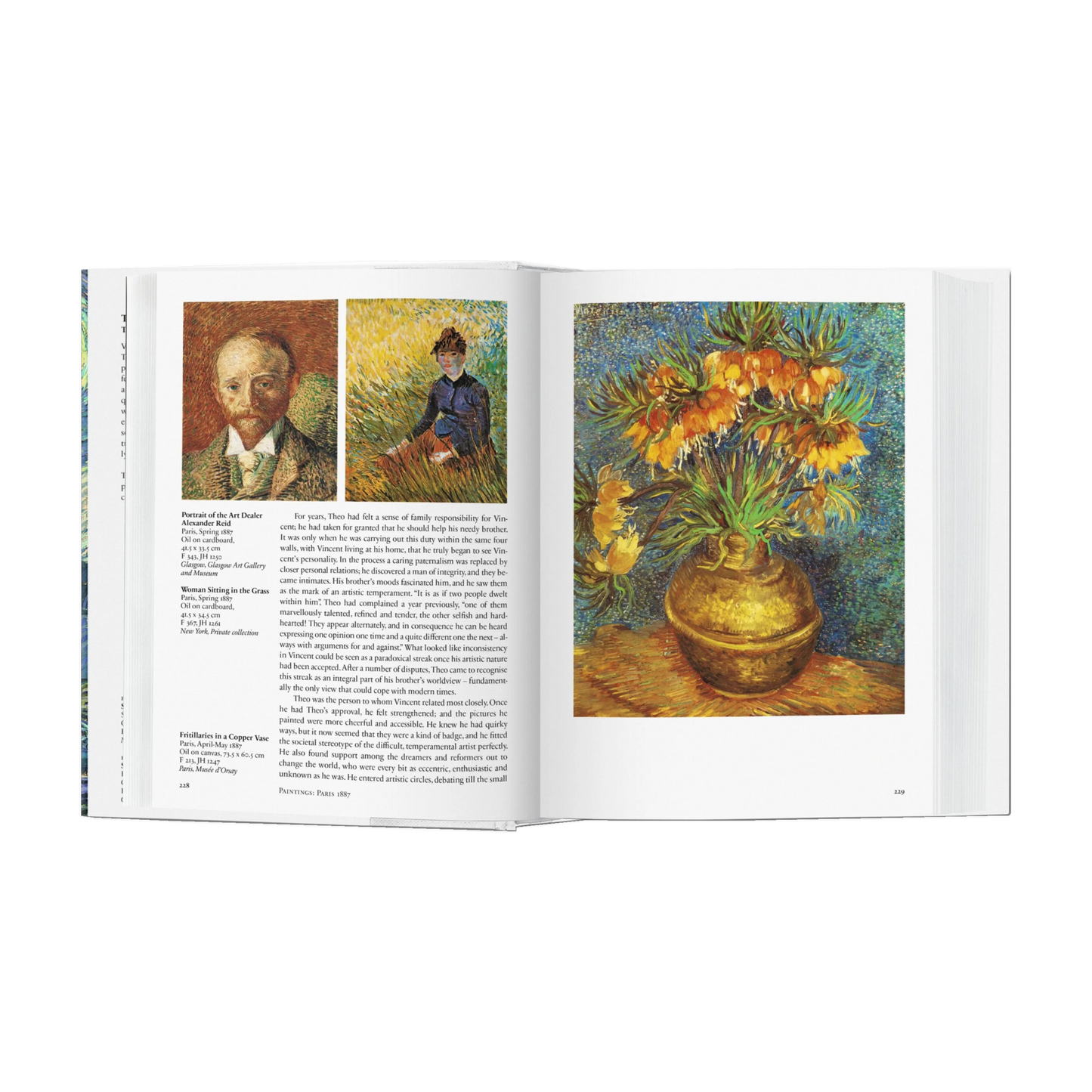 Vincent Van Gogh Art Book