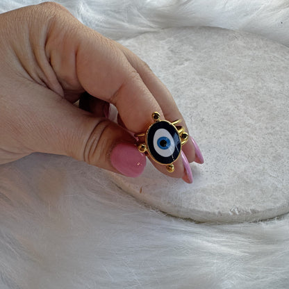 Oval Greek Ring