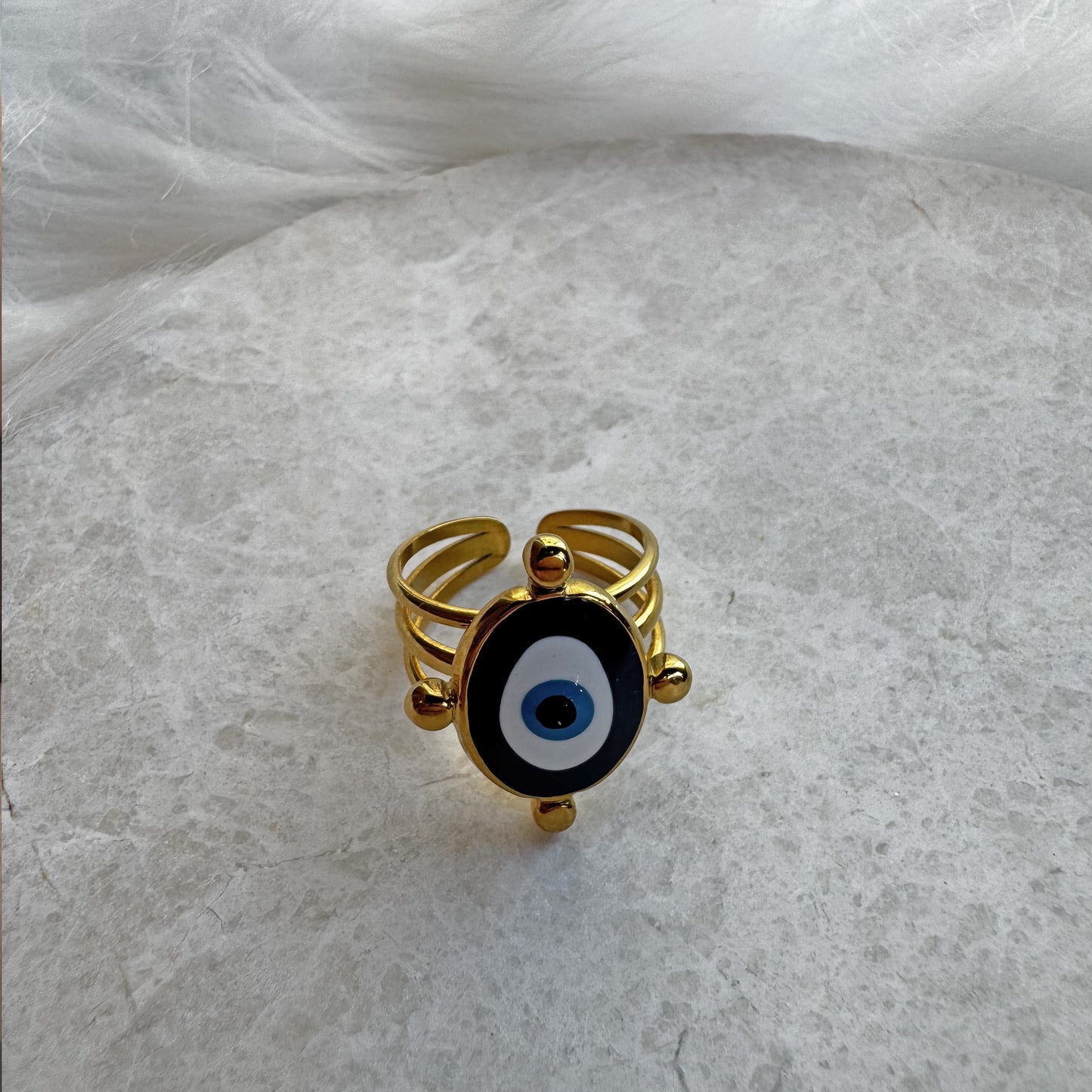Oval Greek Ring