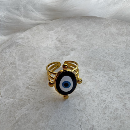 Oval Greek Ring