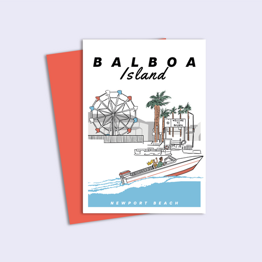 Balboa Island Card
