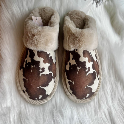 Cow slippers