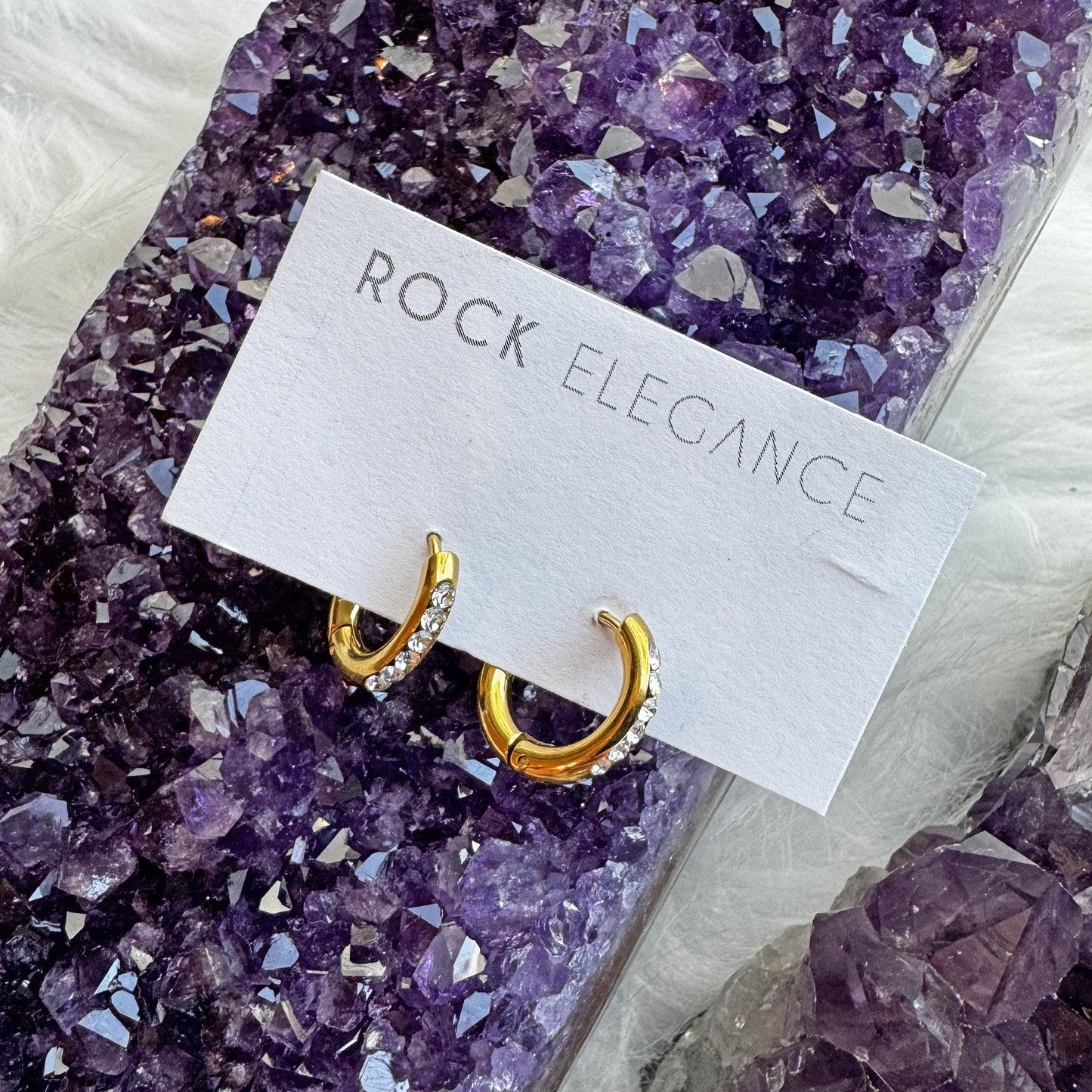 Diamond Hoop Earrings