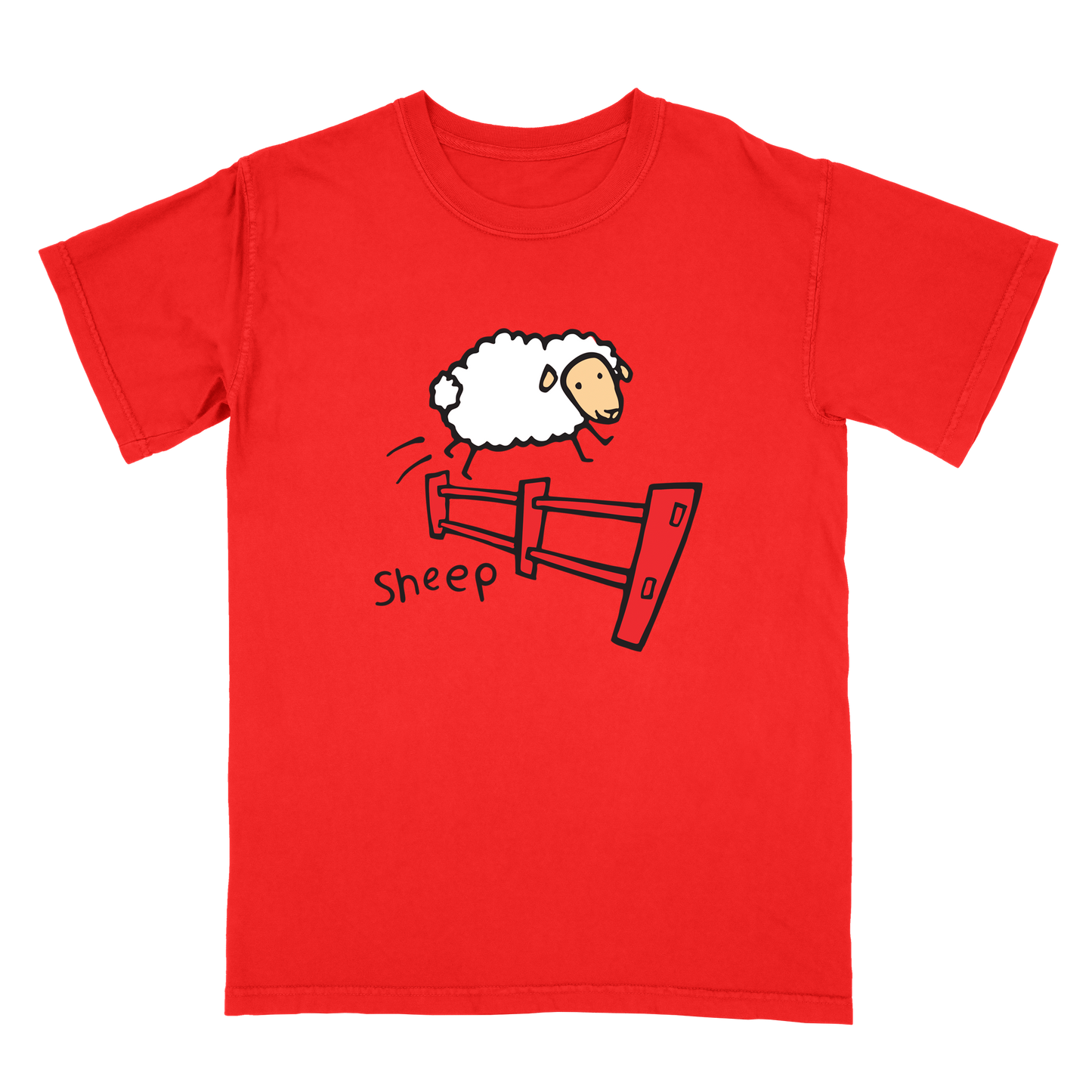 Sheep Red T-Shirt