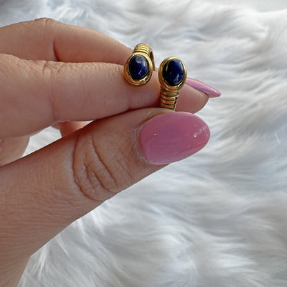 Lapis Snake Ring