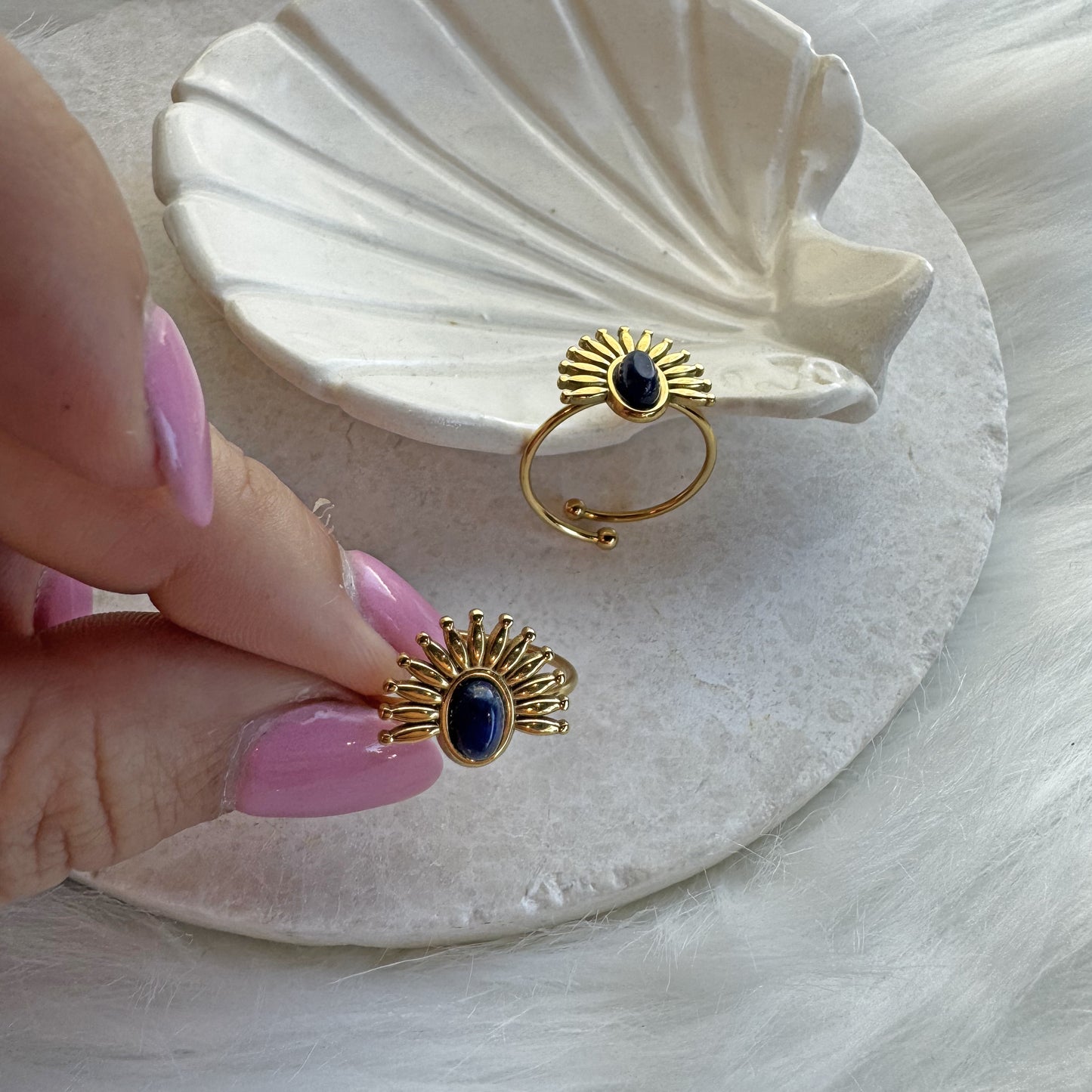 Sun Lapis Ring