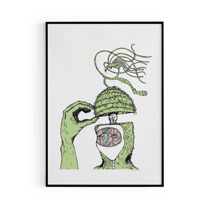Above the Surface Art Print
