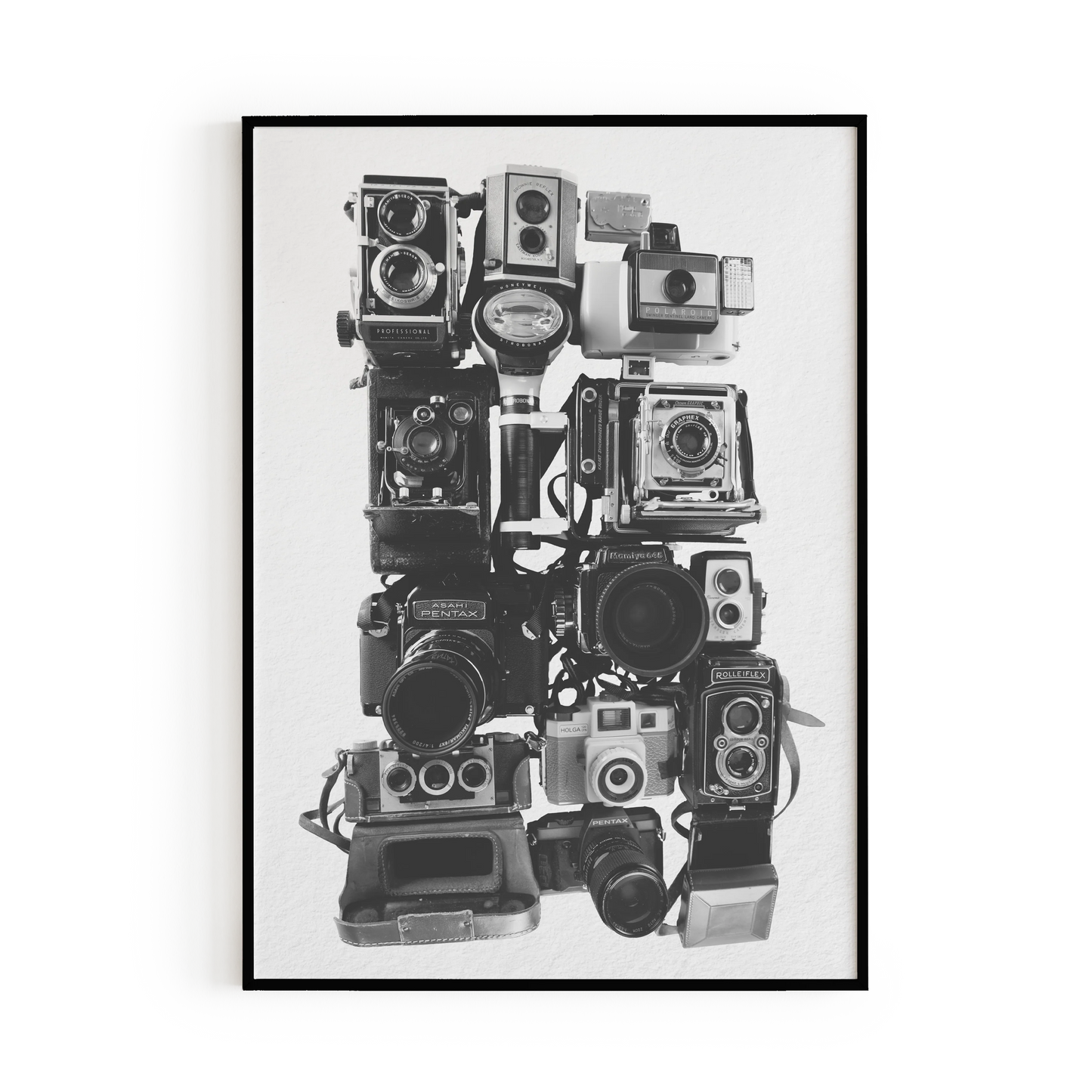 Vintage Cameras Art Print